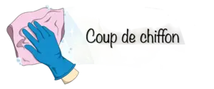 Coup de chiffon logo - Services de nettoyage